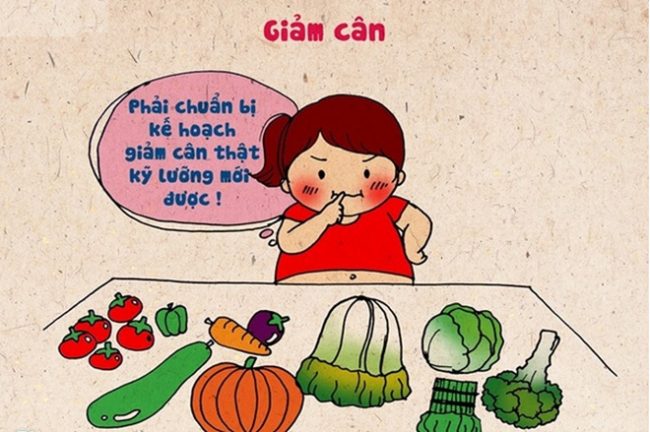 giảm cân sau tết