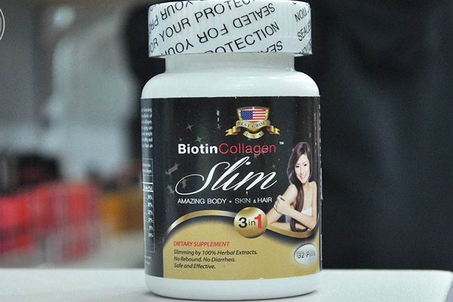 thuốc giảm cân biotin collagen slim