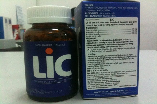thuốc giảm cân lic