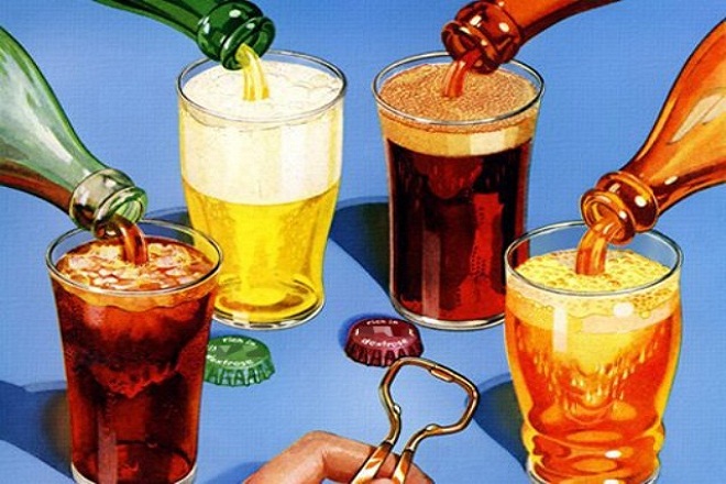 nam giới cần tránh xa các loại nước uống có ga và chứa cồn