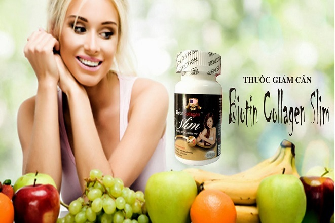 Biotin Collagen Slim vừa giúp giảm cân nhanh vừa hỗ trợ cải thiện làn da tươi sáng mịn màng