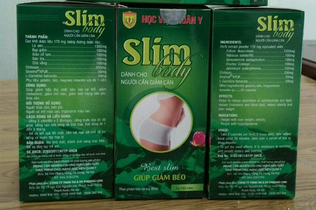 thuốc giảm cân slim body